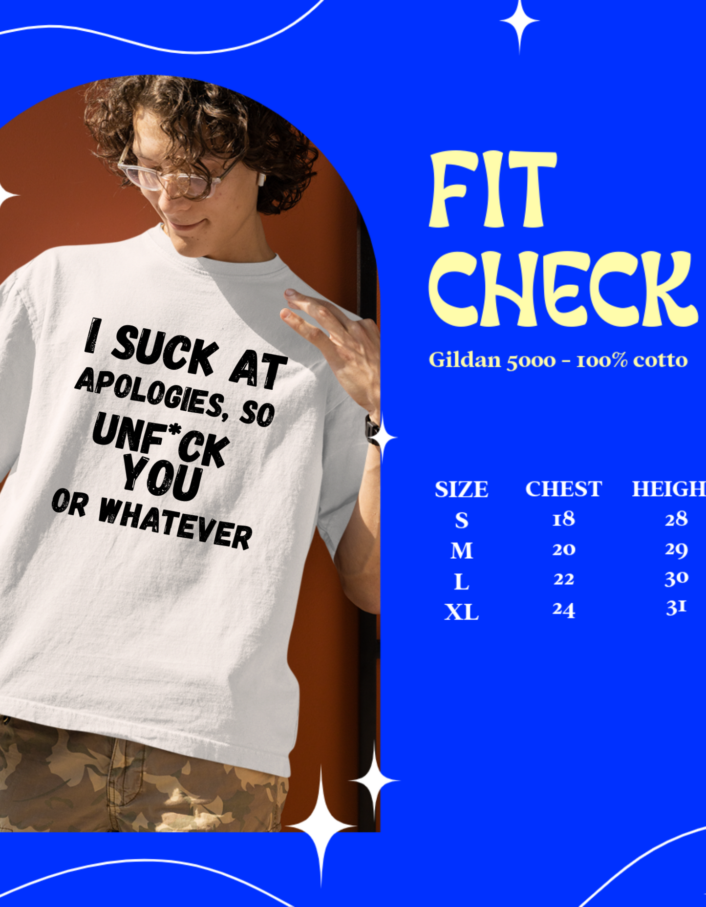 Sarcastic Sorry Shirt, I Suck at Apologies, Unf*ck You, Offensive Humor Top, Hilarious Tee, Casual Apology Gift