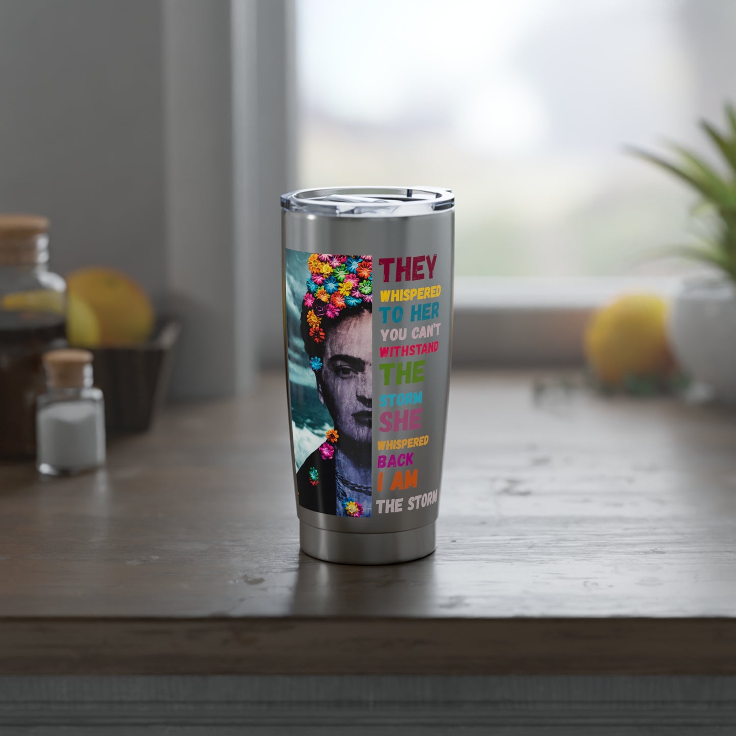 I Am The Storm - Empowering 20oz Tumbler | Motivational Drinkware, Creative Gift, Inspirational Mug, Travel Cup, Unique Art Tumbler