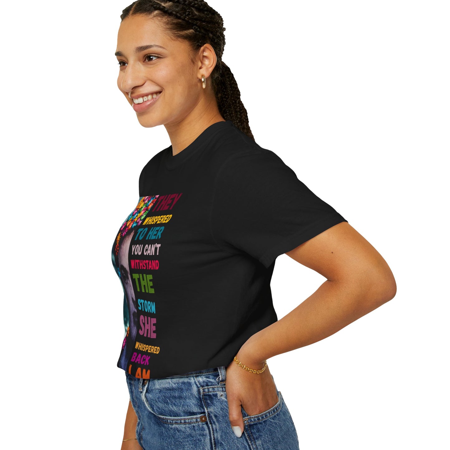 I Am The Storm - Empowering Quote T-Shirt, Boho Graphic Tee, Vintage Style Shirt, Positive Affirmation Top, Unique Gift Idea