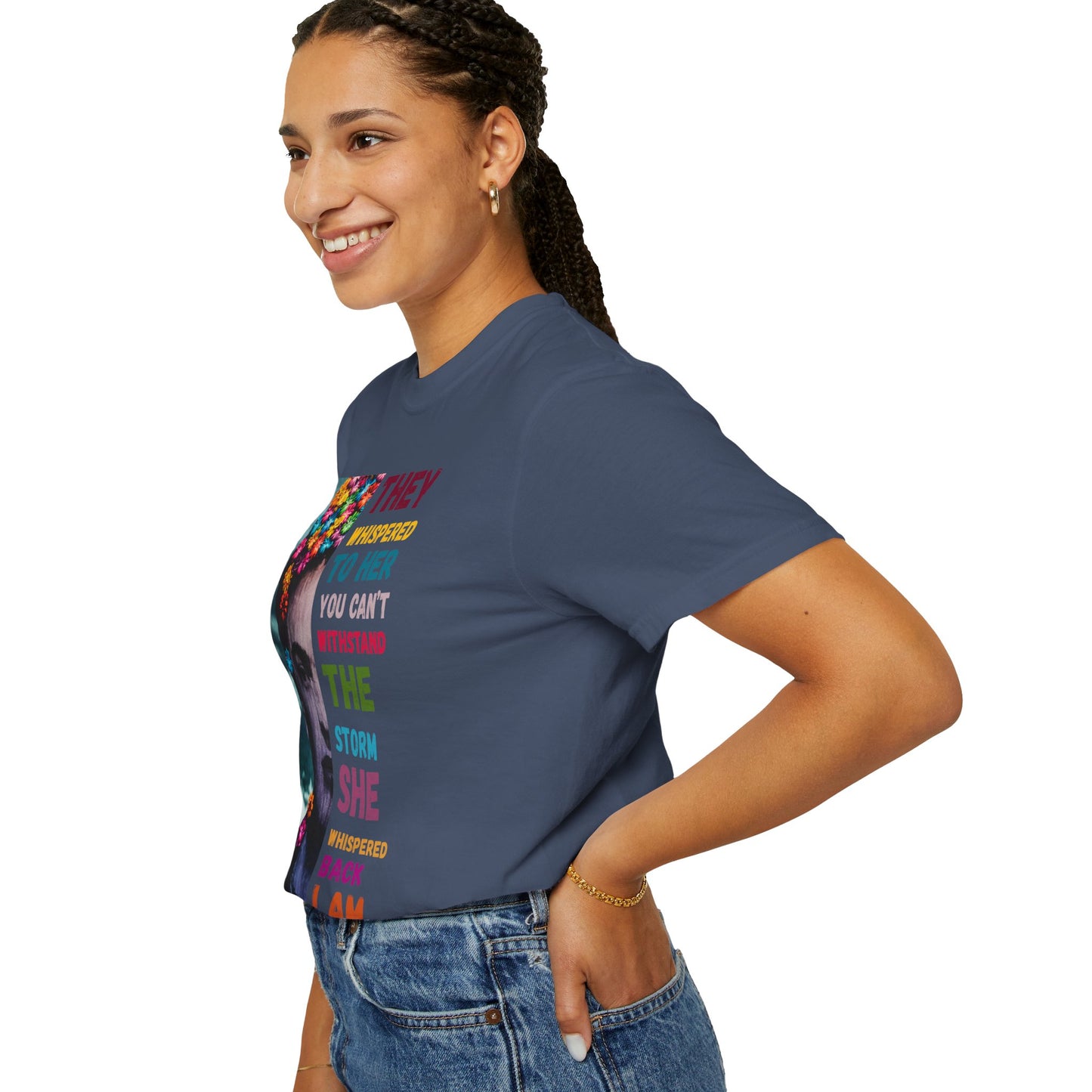 I Am The Storm - Empowering Quote T-Shirt, Boho Graphic Tee, Vintage Style Shirt, Positive Affirmation Top, Unique Gift Idea