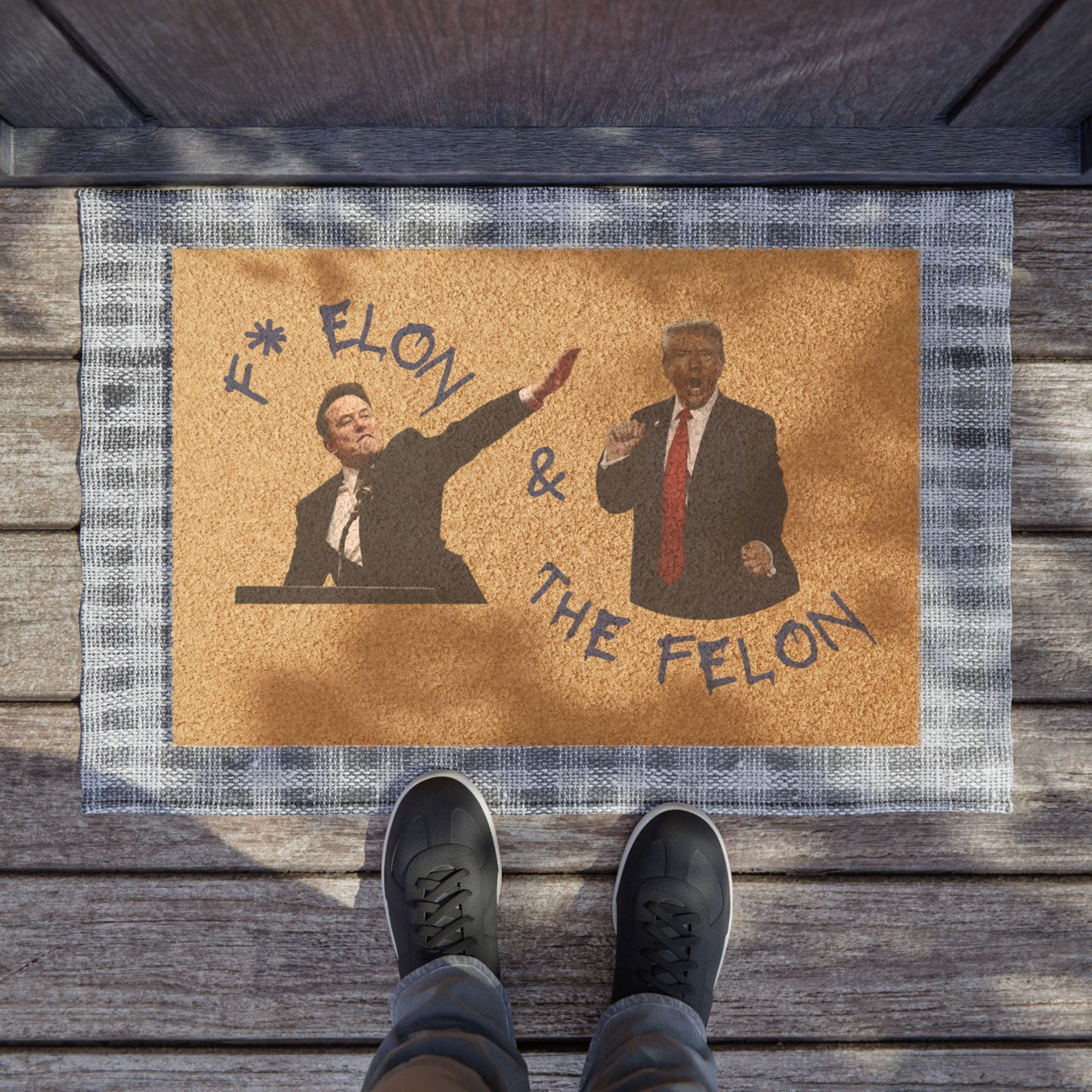 F* Elon & The Felon - Coco coir doormat