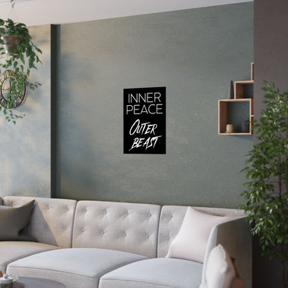 Copy of Satin Poster — “Be a Badass with a Good Ass” Motivational Quote Wall Art