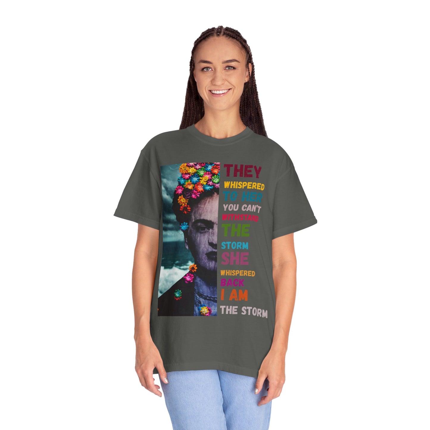 I Am The Storm - Empowering Quote T-Shirt, Boho Graphic Tee, Vintage Style Shirt, Positive Affirmation Top, Unique Gift Idea