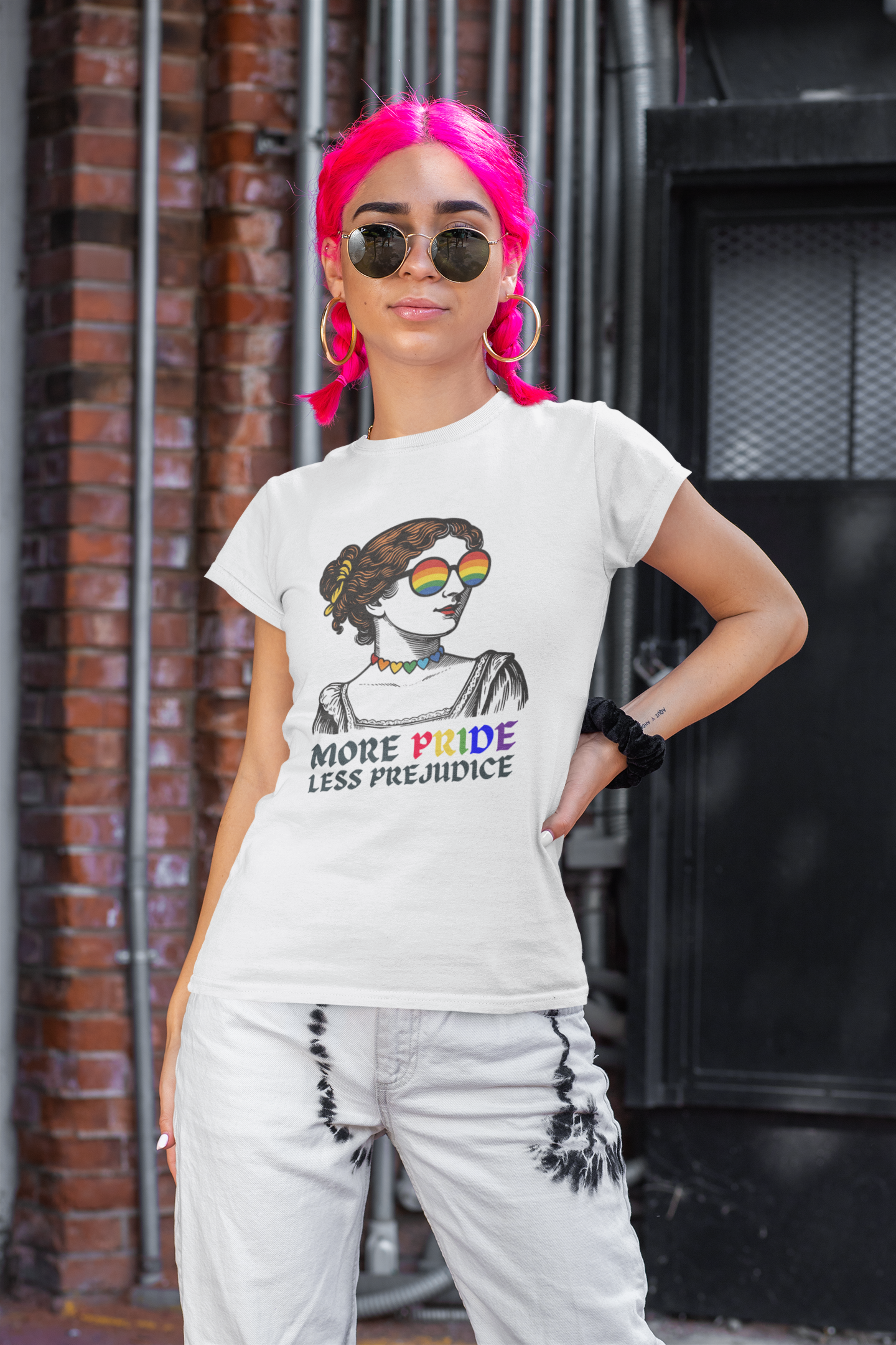 PRIDE MONTH! More PRIDE Less Prejudice Tee