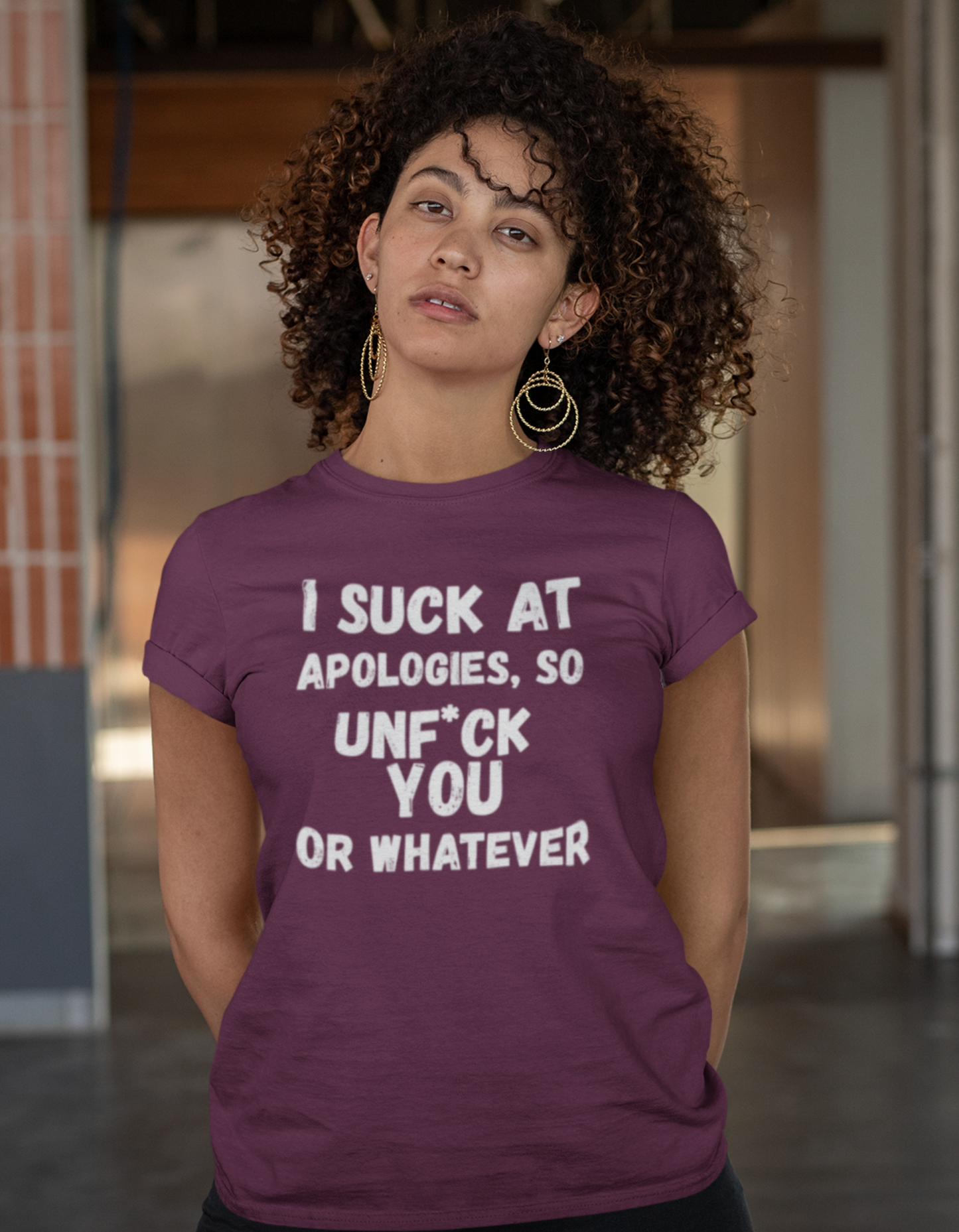 Sarcastic Sorry Shirt, I Suck at Apologies, Unf*ck You, Offensive Humor Top, Hilarious Tee, Casual Apology Gift