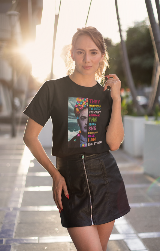 I Am The Storm - Empowering Quote T-Shirt, Boho Graphic Tee, Vintage Style Shirt, Positive Affirmation Top, Unique Gift Idea