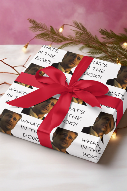 "What's in the BOX?!" The perfect giftwrap