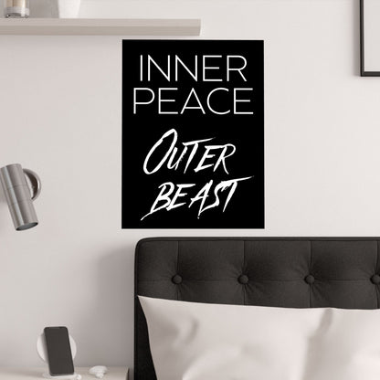 Copy of Satin Poster — “Be a Badass with a Good Ass” Motivational Quote Wall Art