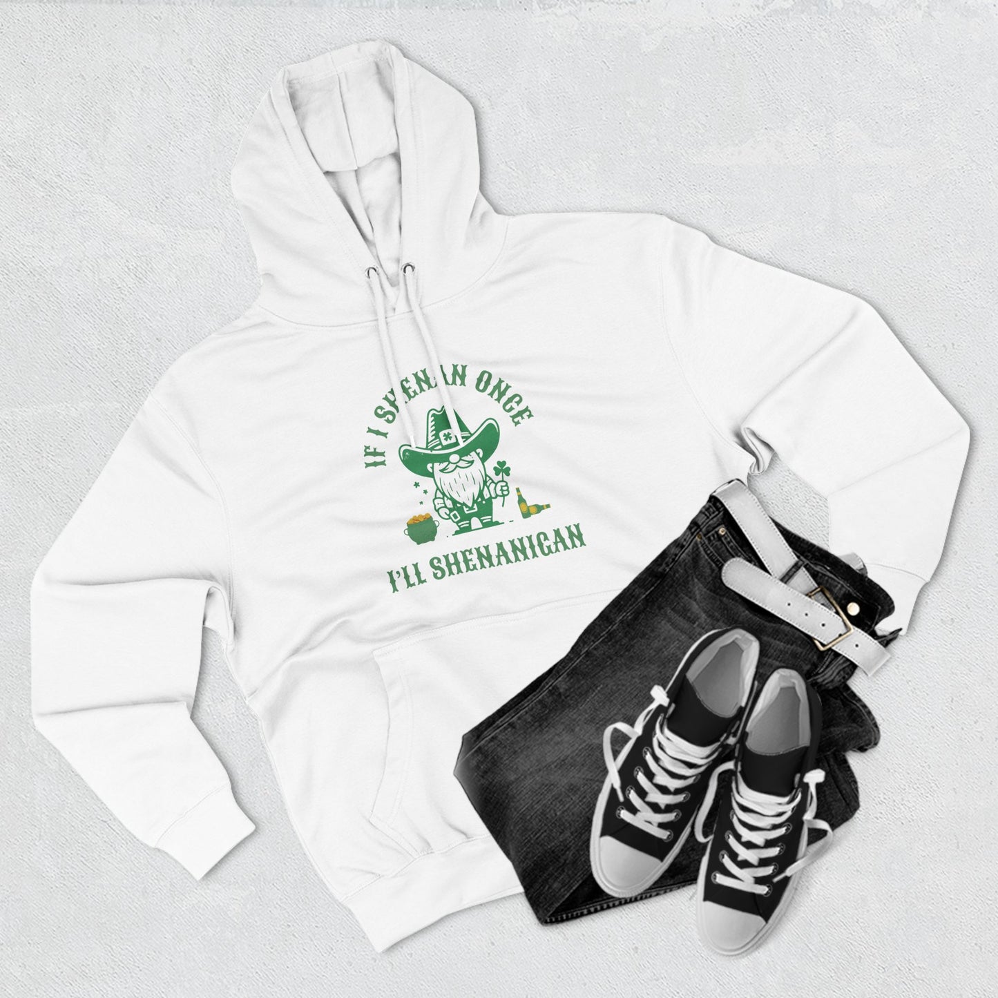 Funny St. Patrick's Day Hoodie - Shenan & Shenanigans