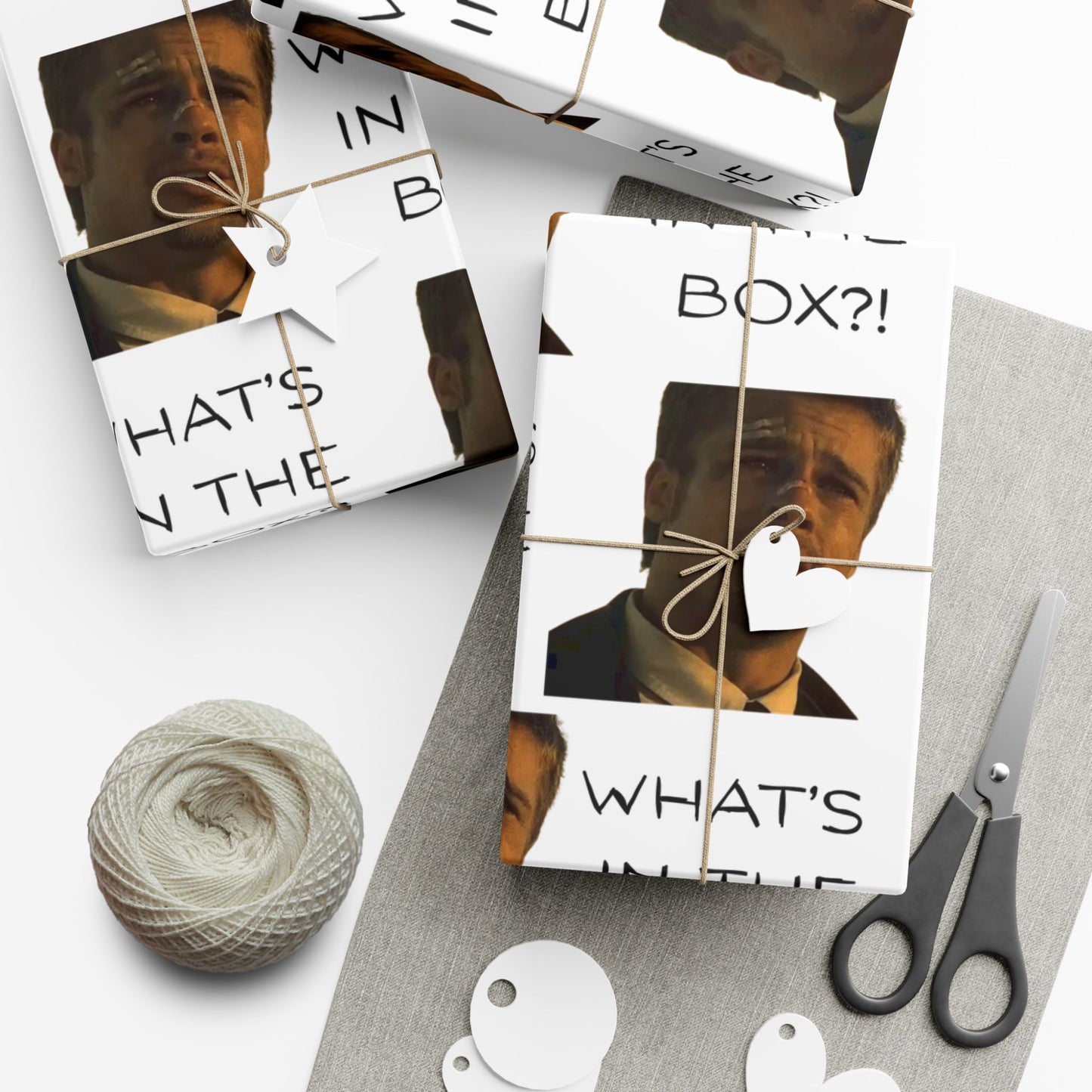 "What's in the BOX?!" The perfect giftwrap