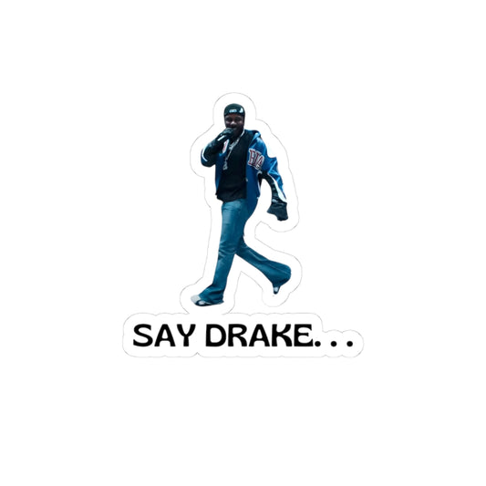 Say Drake...  Kiss-Cut Stickers Vinyl Decals to Show Off Your Snark