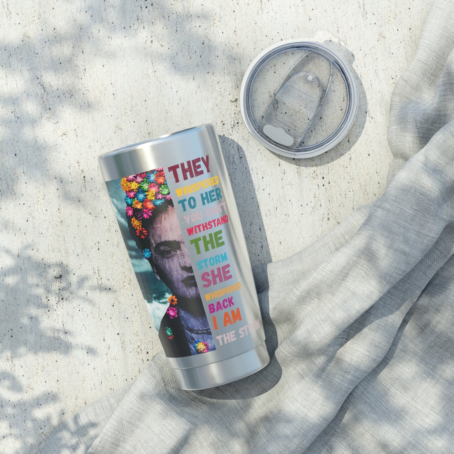 I Am The Storm - Empowering 20oz Tumbler | Motivational Drinkware, Creative Gift, Inspirational Mug, Travel Cup, Unique Art Tumbler