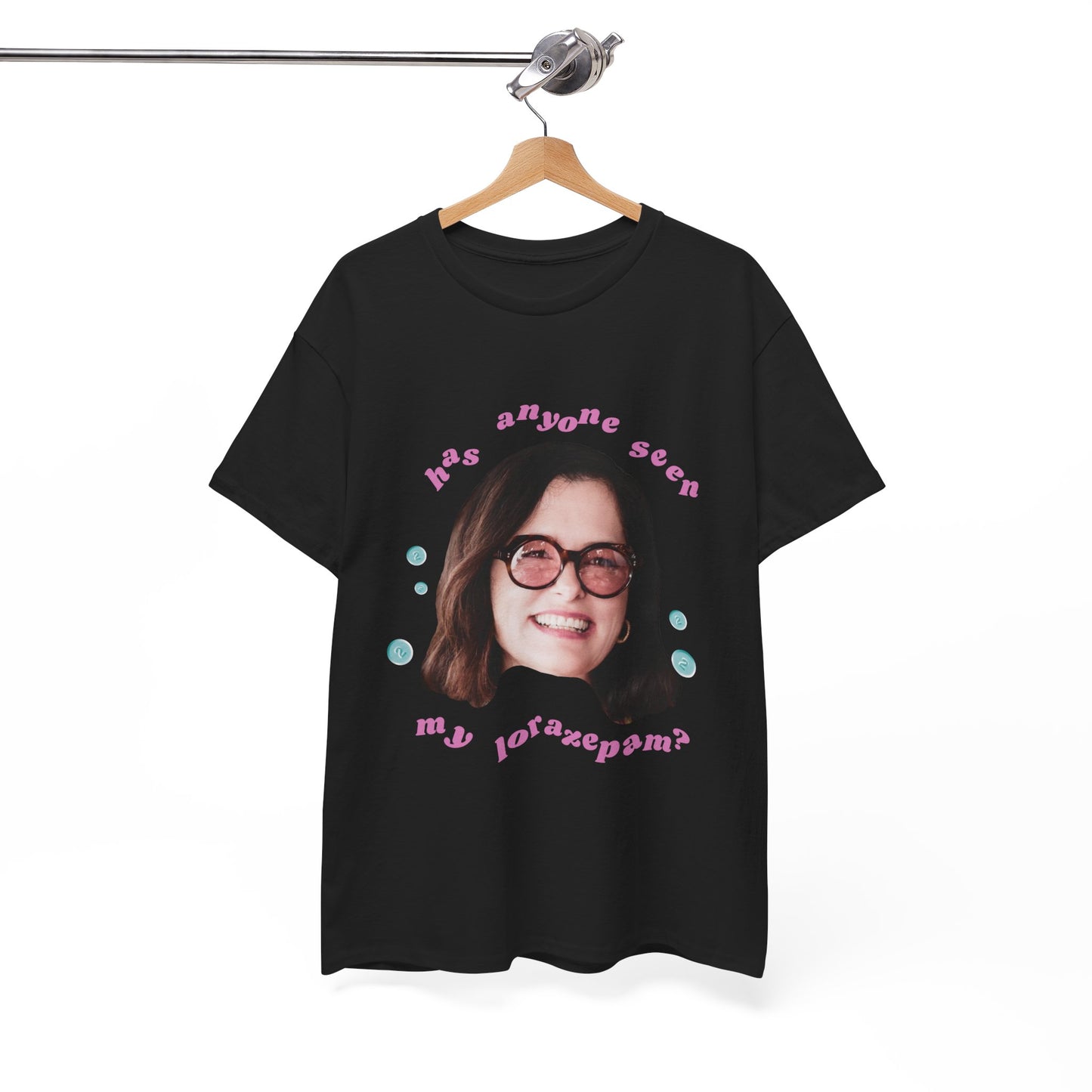 Funny Unisex Heavy Cotton Tee - "Has Anyone Seen My Lorazepam?"