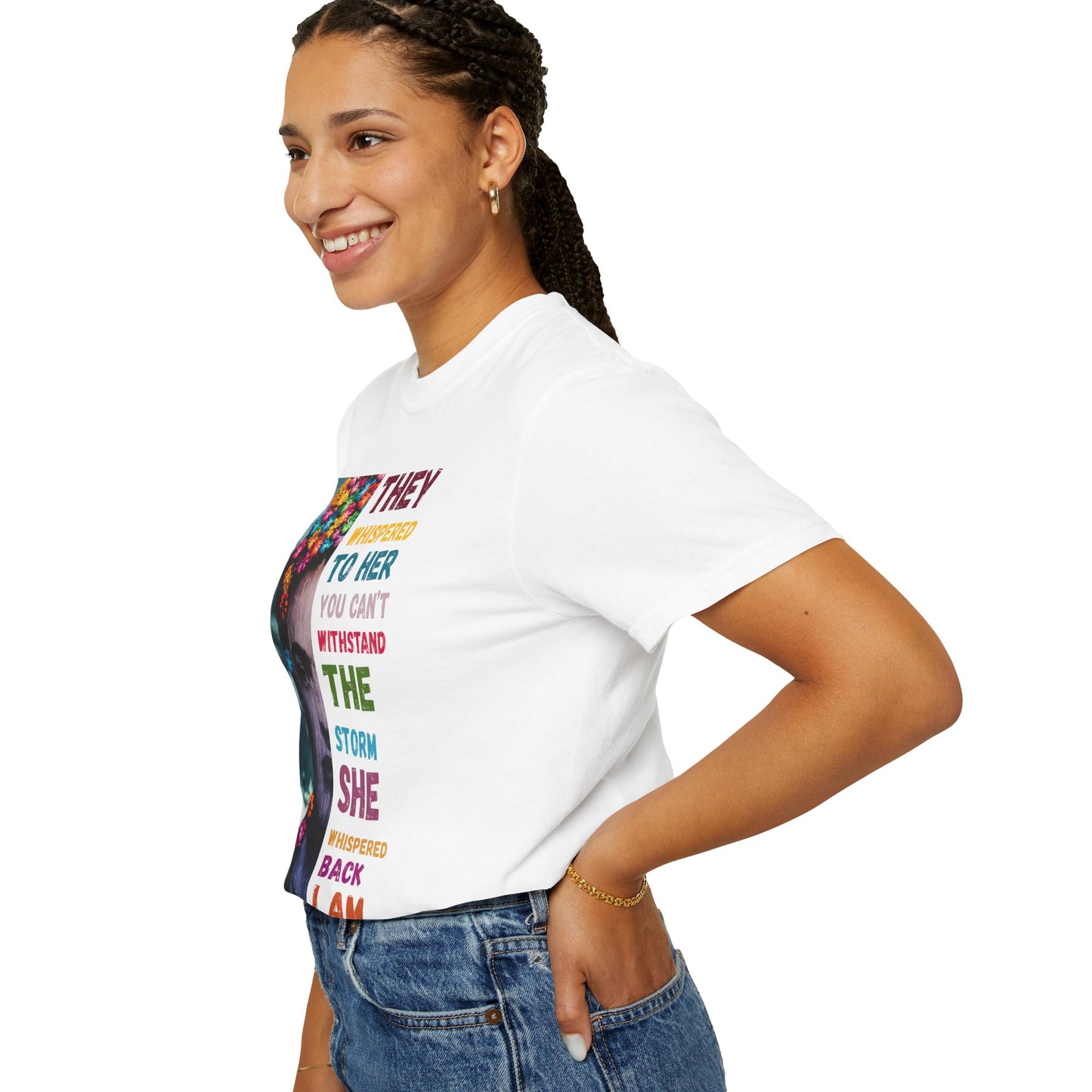 I Am The Storm - Empowering Quote T-Shirt, Boho Graphic Tee, Vintage Style Shirt, Positive Affirmation Top, Unique Gift Idea