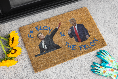 F* Elon & The Felon - Coco coir doormat