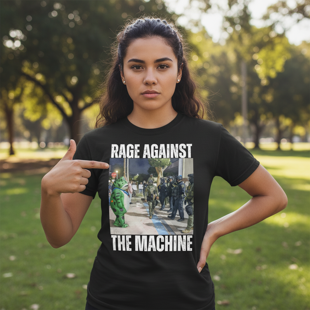 Frog Suit Protester T-Shirt