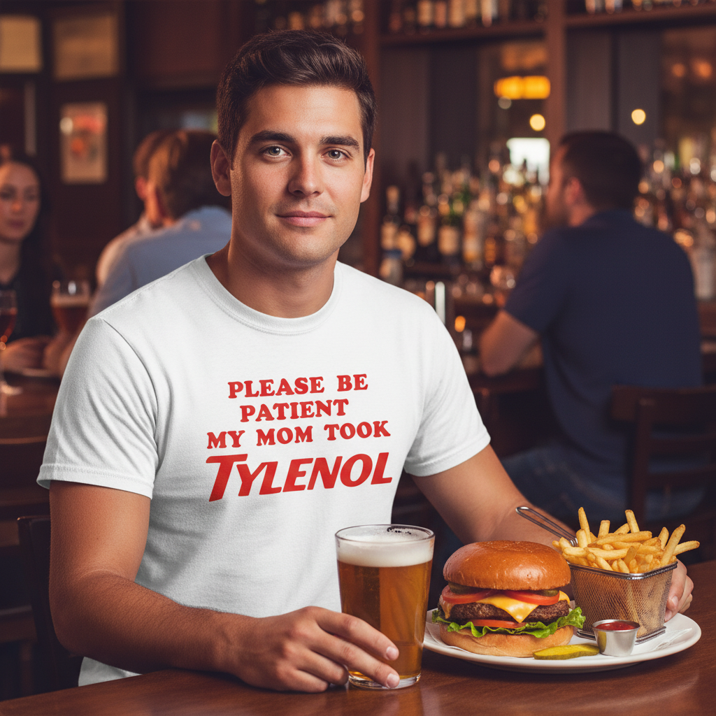 Comfort Colors Unisex T-Shirt - Please Be Patient, My Mom Took Tylenol