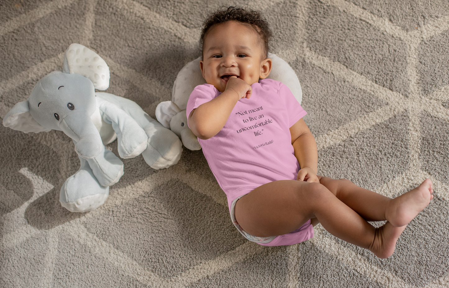 "Not Meant to Live an Uncomfortable Life" - Sassy baby bodysuit