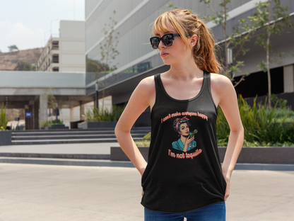 Funny Women's Racerback Tank - 'I Can't Make Everyone Happy' Tequila Humor